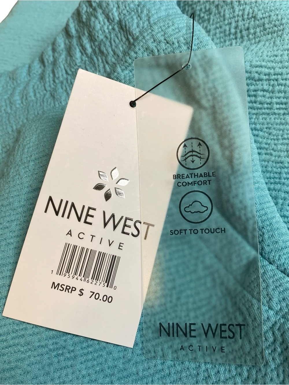 Nine West Pull on Teal Joggers Women’s Size 1X NWT - Picture 5 of 10